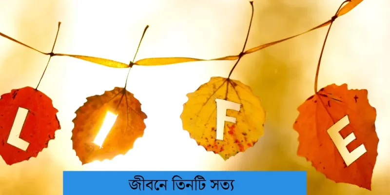 জীবনে তিনটি সত্য